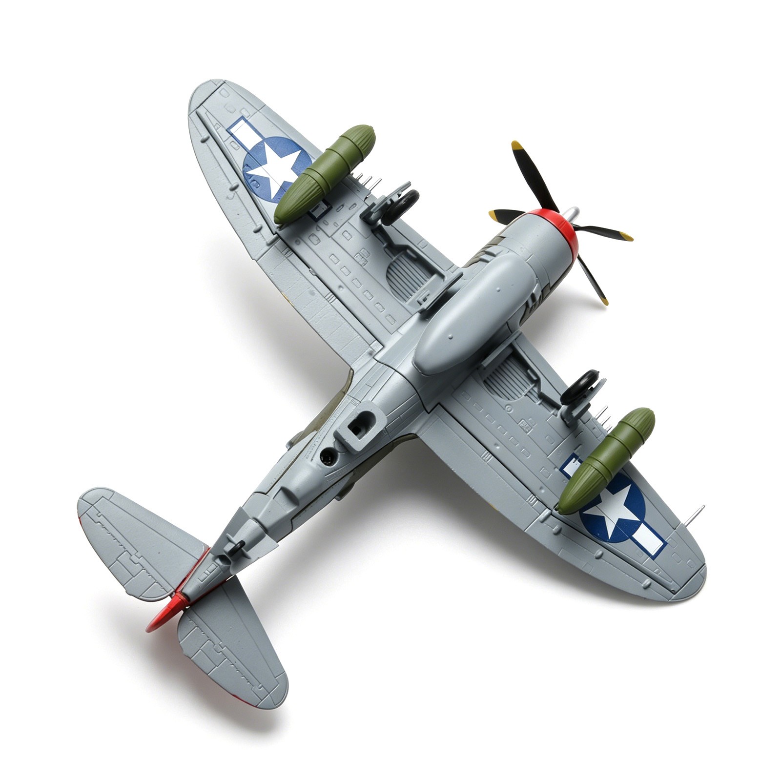 New USAAF P-47D Thunderbolt Fighter 1/72 Diecast Alloy Display Model Collectible