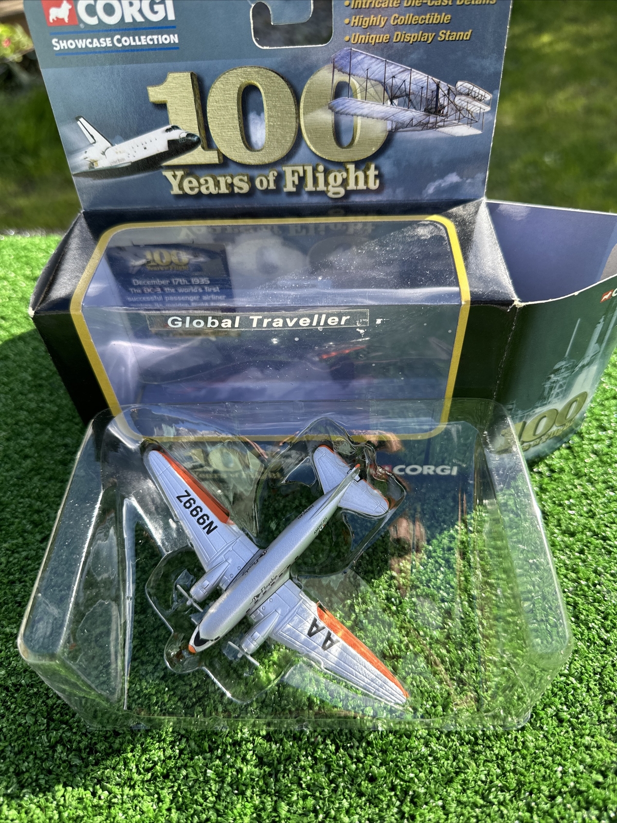 Corgi 100 Years Flight Global Traveller American Airlines Douglas DC3 – CS90137