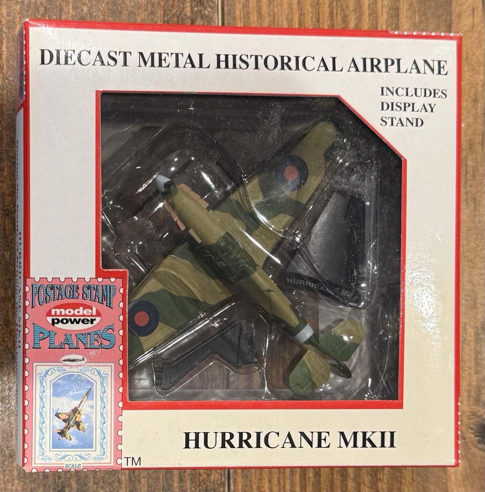 Model Power Postage Stamp Planes #5340-1 Hurricane MKII & #5371 EFA 2000 Diecast