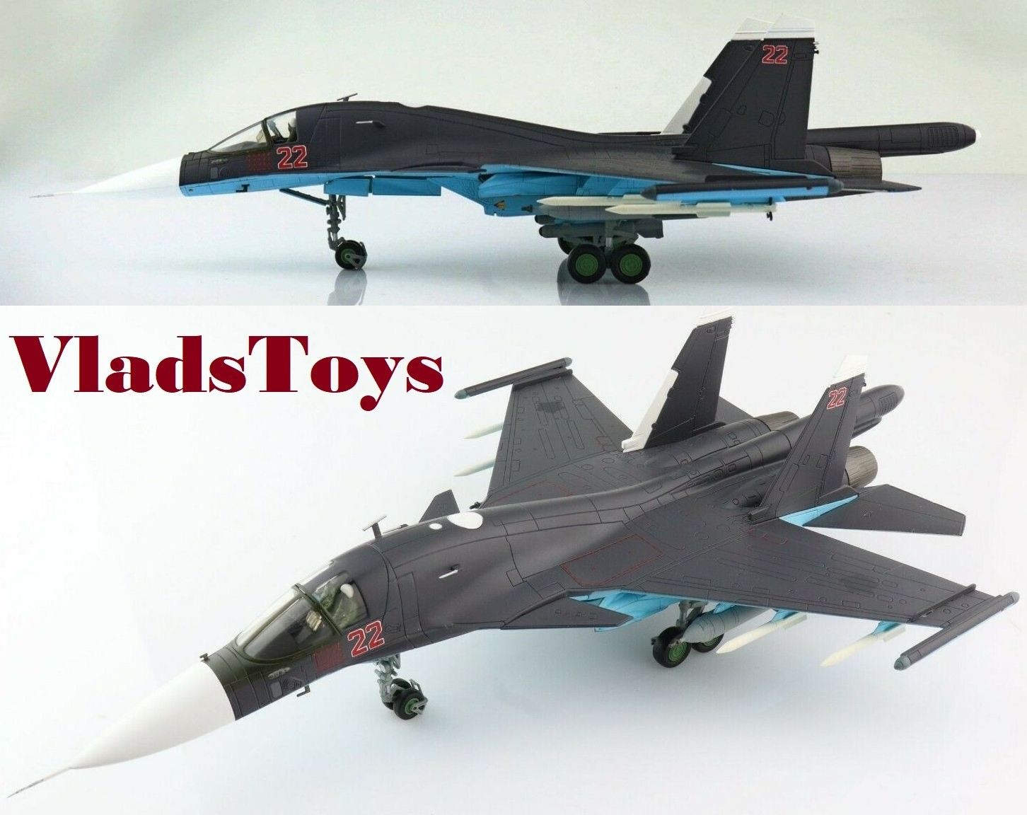 Hobby Master 1/72 Su-34 Fullback Russian Air Force Red 22 Syria 2015 HA6305