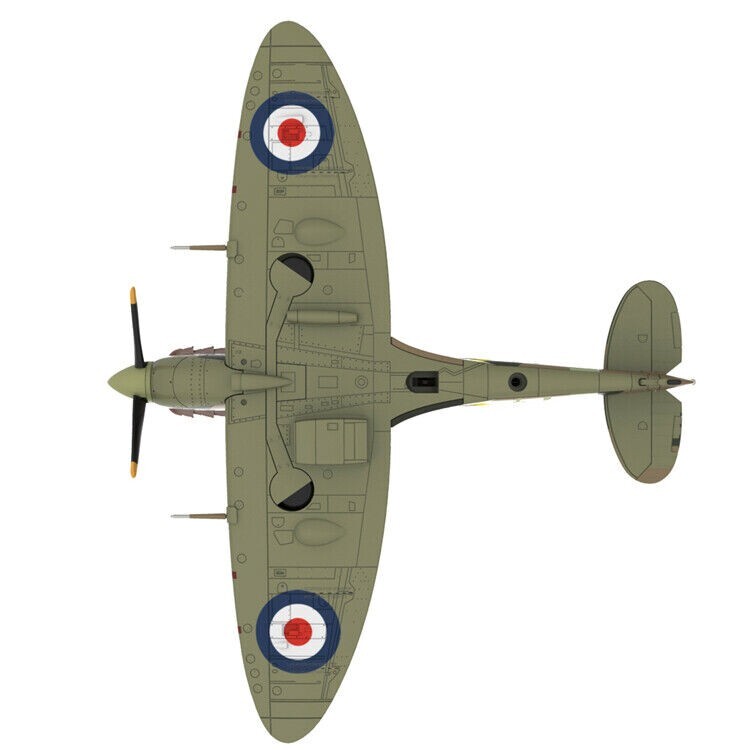 1:72 Diecast Royal Air Force Spitfire Fighter Aircraf Model Military Collection