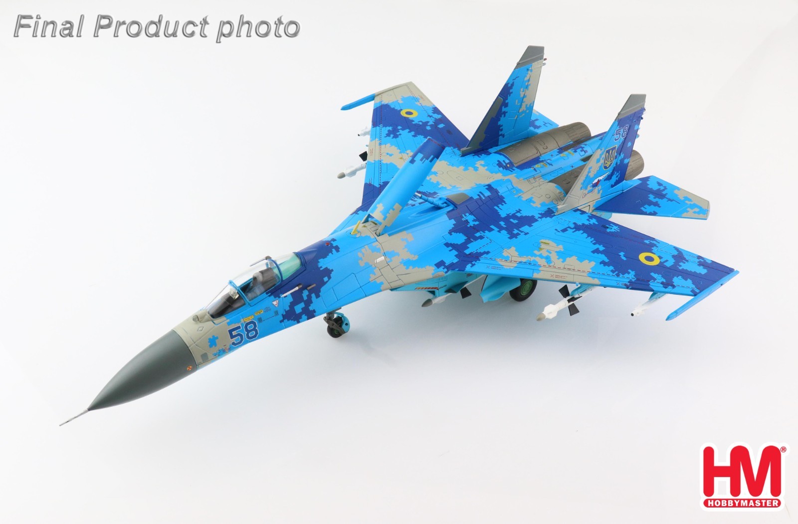 Hobby Master 1/72 HA6015 Su-27 Flanker, Blue 59, Ukrainian Air Force