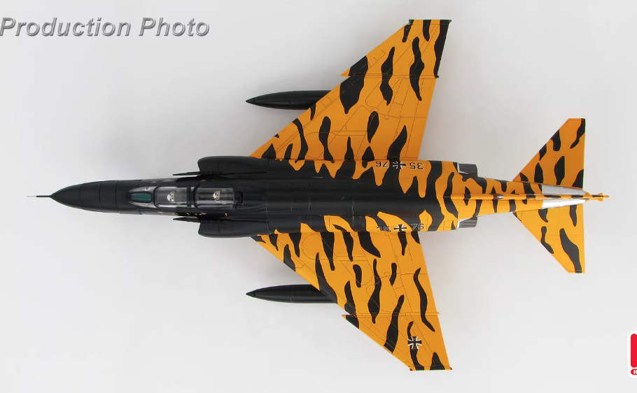 1:72 HM McDonnell Douglas RF-4E Phantom II AG NATO 1985 Fighter Diecast Model
