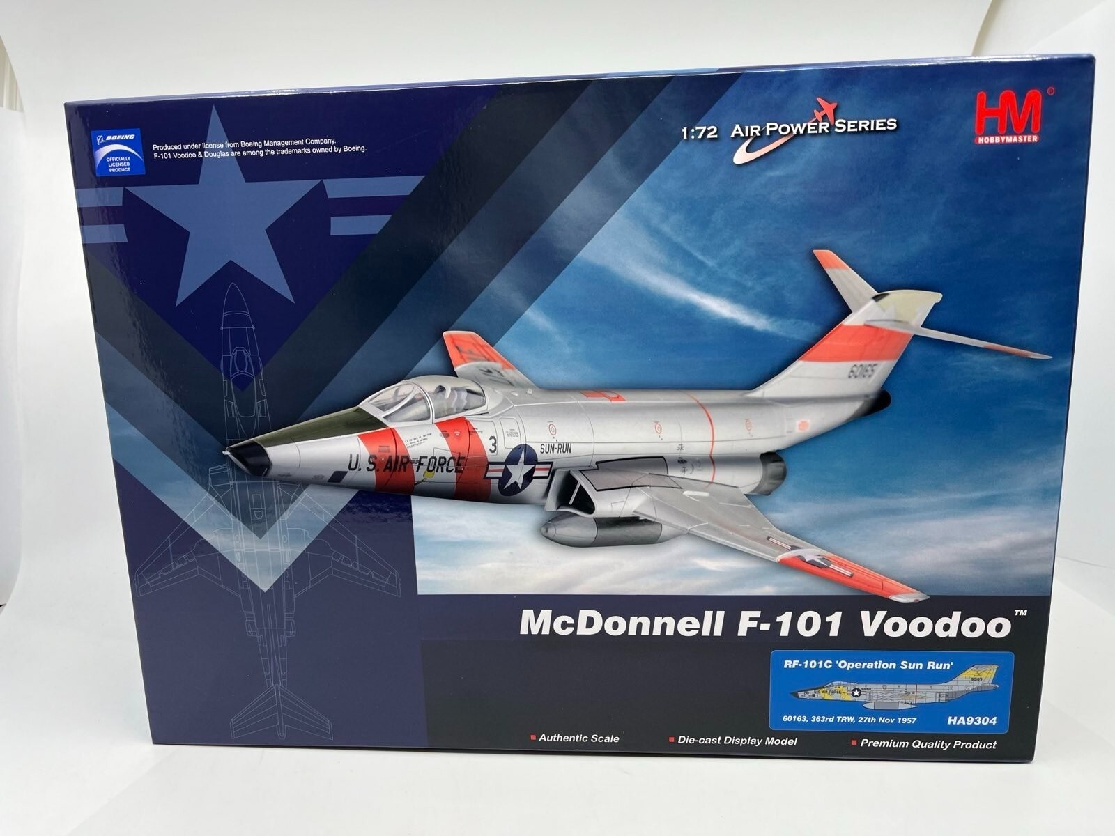 Hobby Master HA9304, RF-101C ‘Operation Sun Run’ 60163, 363rd TRW, 27th No, 1:72