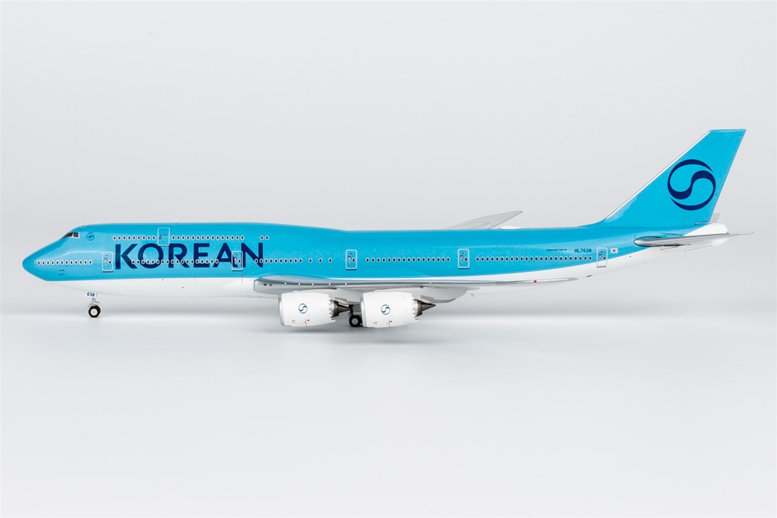 Korean Air Boeing 747-8 HL7638 current colors 1:400 scale diecast NG Models