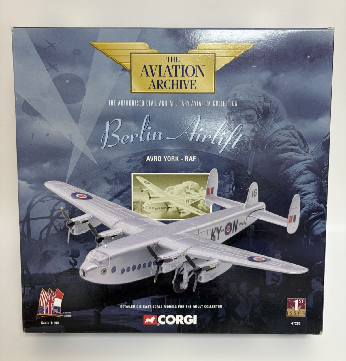 Corgi Aviation Archive 1:144 Avro York-RAF 47205