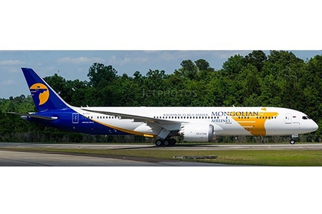 LH4MGL297 JC Wings 787-9 Dreamliner 1/400 Model JU-1789 Miat Mongolian