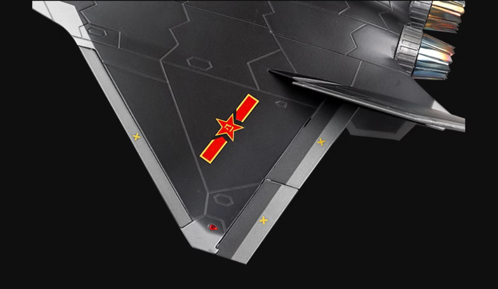 1:36 54CM CHINA J-20 Stealth Fighter Plane Diecast Military Aircraft Model