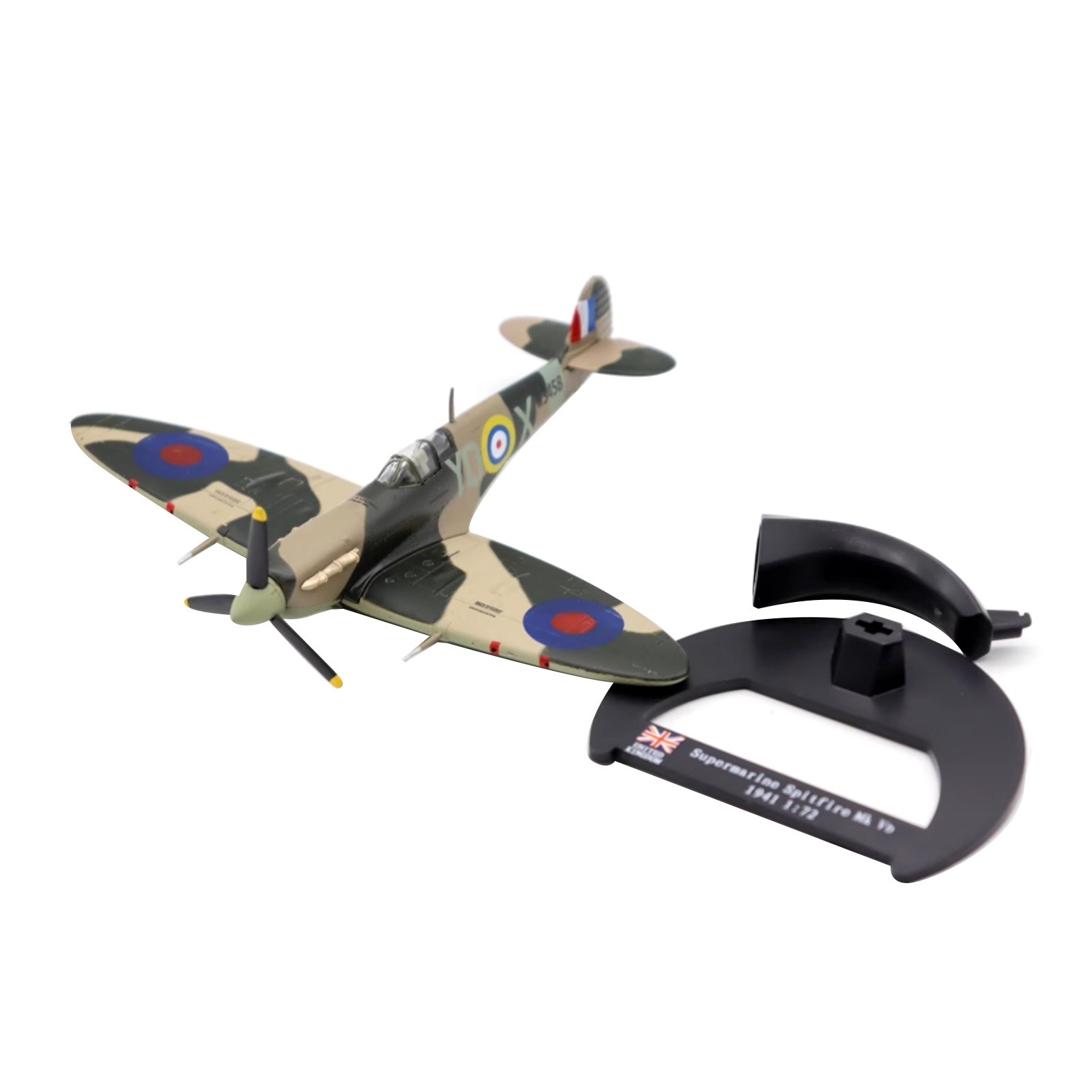 Supermarine Spitfire Mk Vb Fighter 1:72 Scale Alloy Metal Model with Stand Base