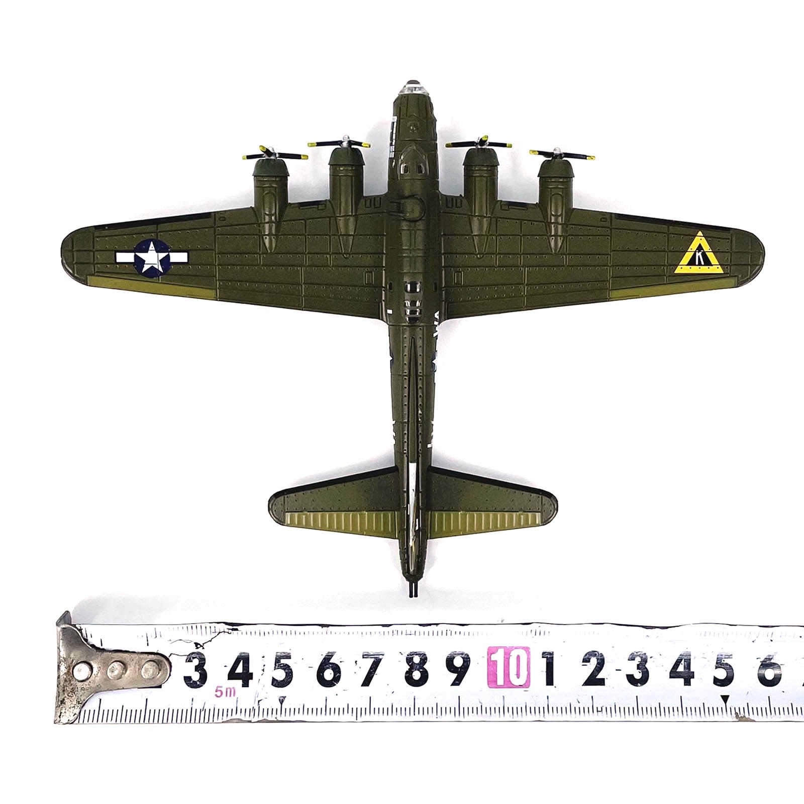 High Simulation 11.9cm Diecast Alloy 1/200 USA Air Force B-17G Fighter Model