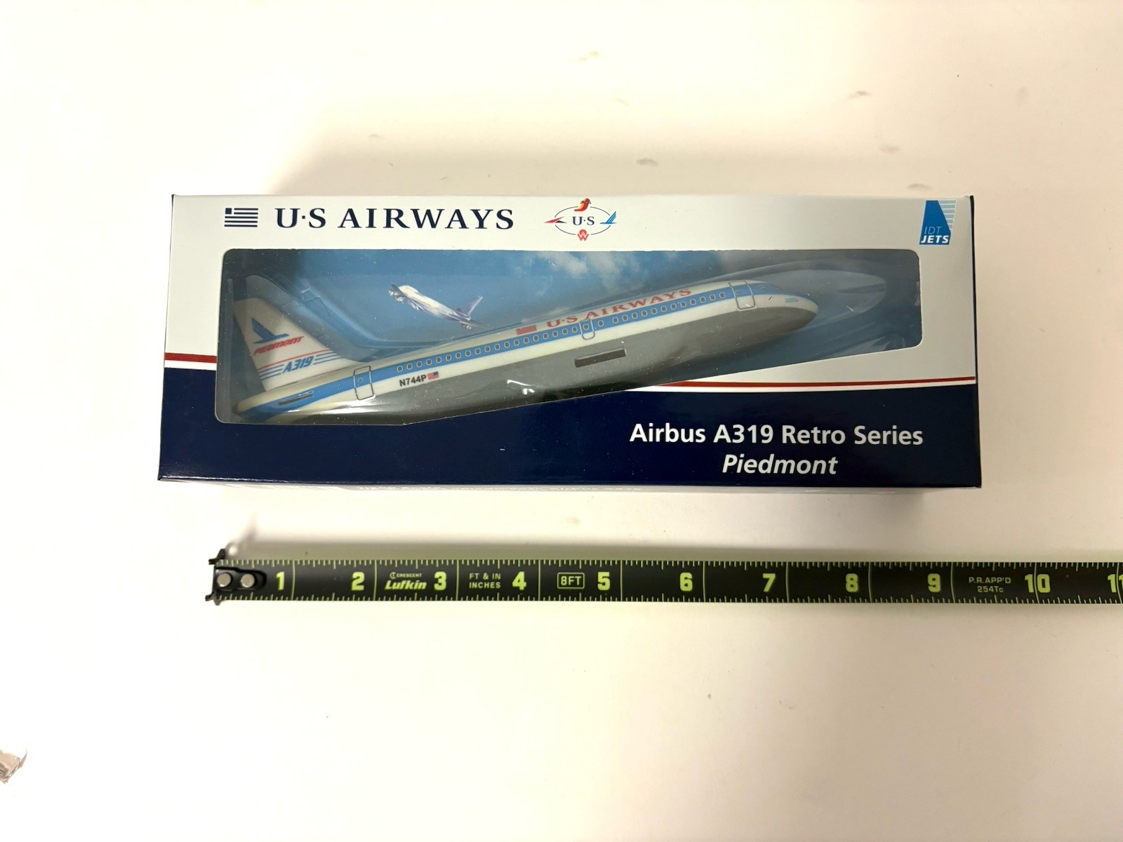 US Airways Airbus A319 Retro Series “Piedmont” Desktop Model 1/200 Scale NEW