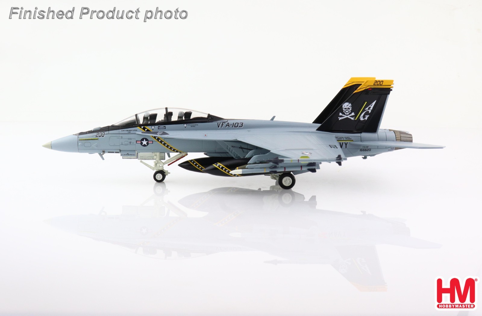 Hobby Master HA5120 1:72 F/A-18F Super Hornet US Navy VFA-103 Jolly Rogers BNISB