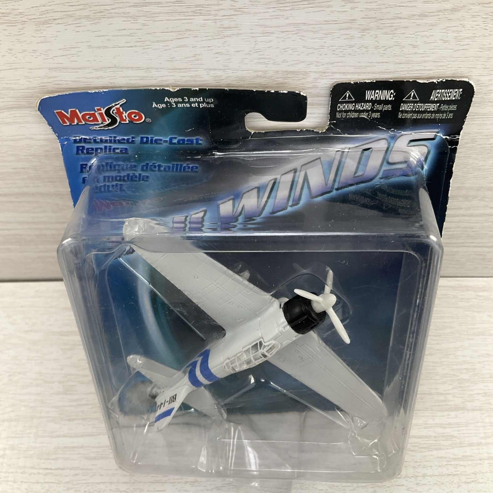2006 Maisto Tailwinds Mitsubishi Zero Airplane Diecast Aircraft * Bad Card