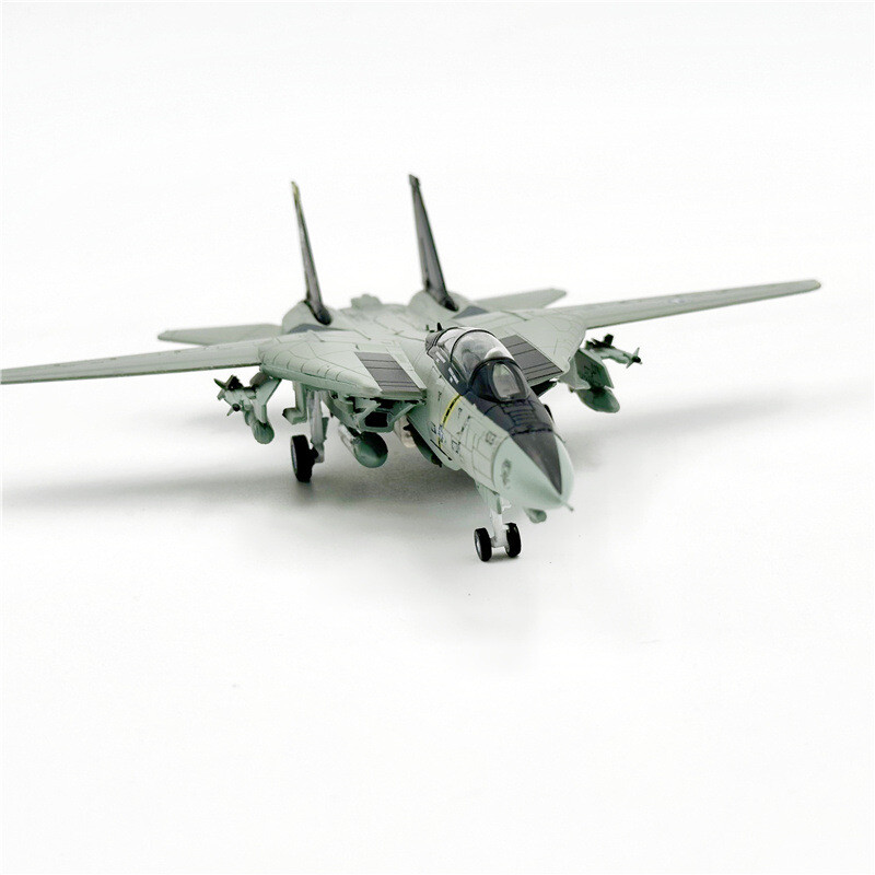 1:100 Scale Alloy Diecast Military Model Grumman F-14 Tomcat Fighter Aircraft