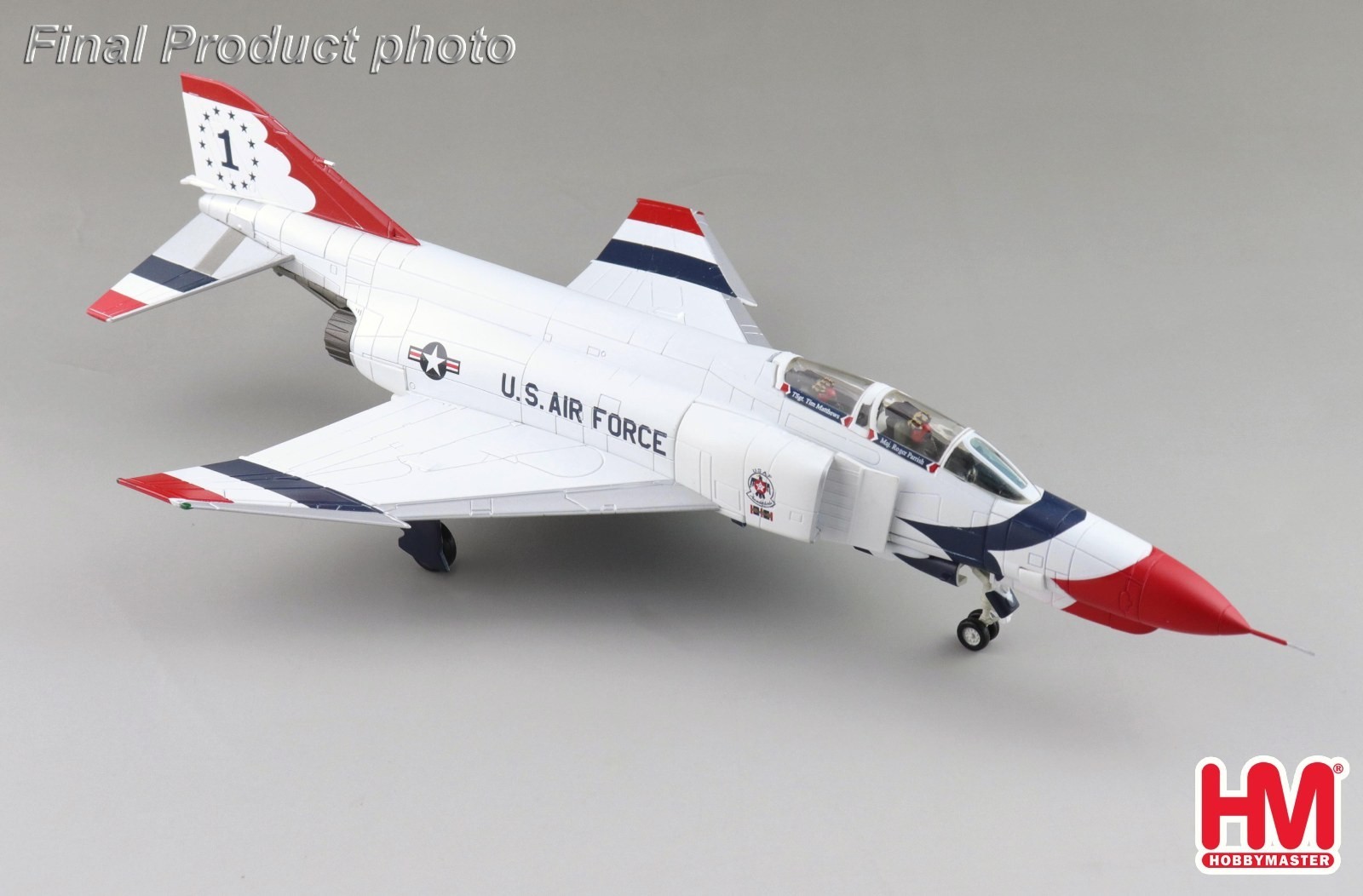 Hobby Master 1/72 RF-4E Phantom F-4E Thunderbirds No.1 USAF 1973/74 HA19083