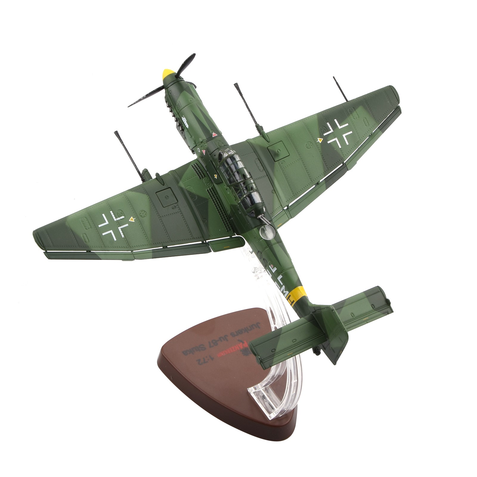 6.4″ 1/72 WWII German Stuka Junkers Ju-87G1 Dive Bomber Model High Restoration
