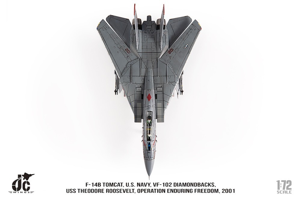 JC Wings 1/72 F-14B Tomcat US Navy VF-102 Diamondbacks Op. Enduring Freedom 2001