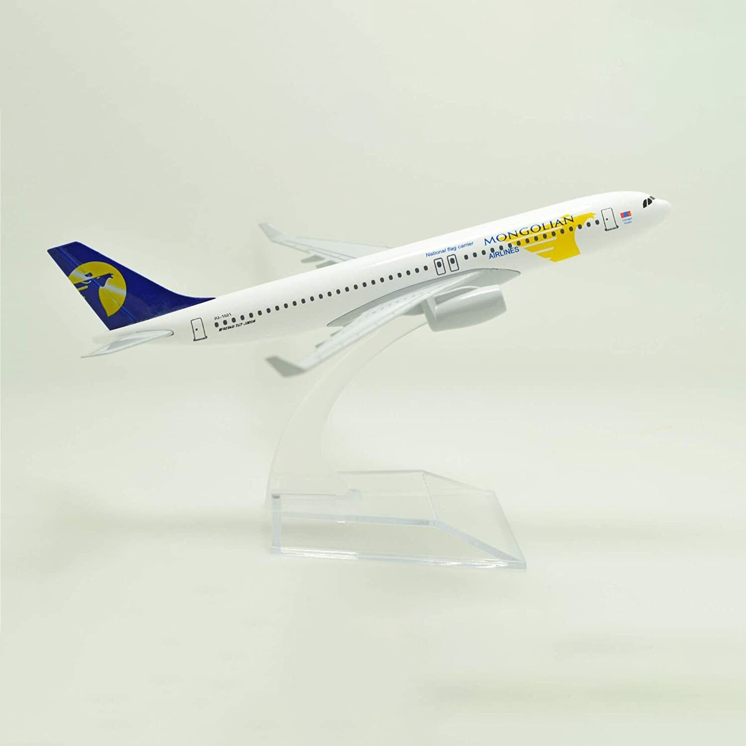 1:400 B767 Mongolian Airlines Metal Airplane Model Alloy Plane Model With Stand