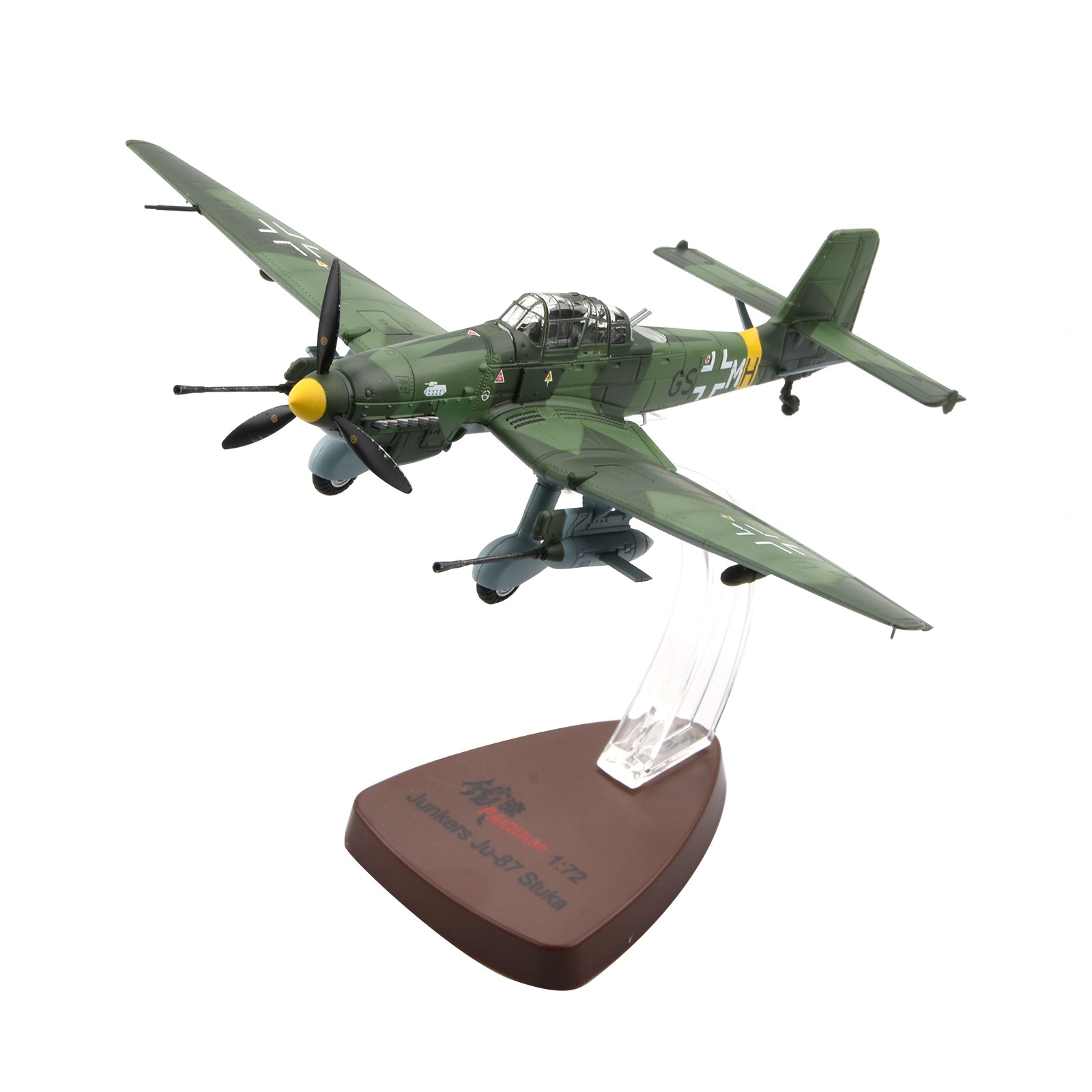 1/72 WWII German Stuka Junkers Ju-87G1 Dive Bomber Model Restore Original Plane