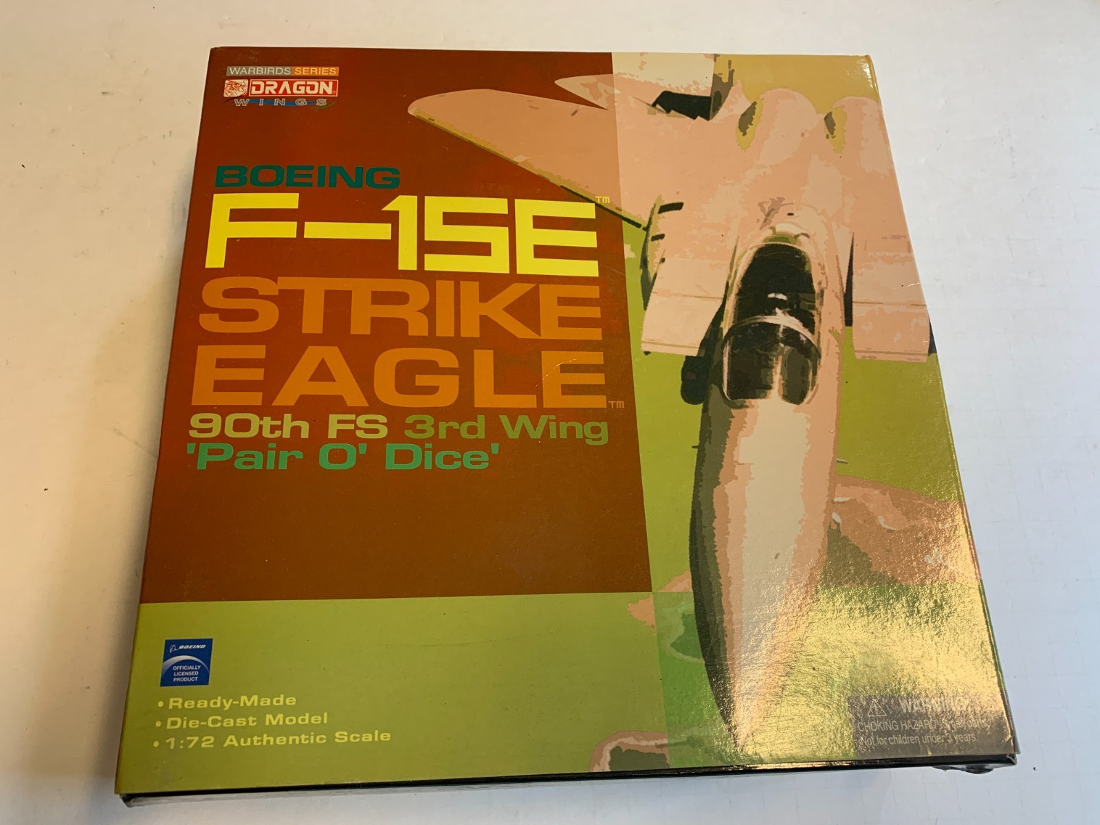 1/72 Dragon Models Diecast F-15E Strike Eagle Warbirds “Pair-O-Dice” NIB