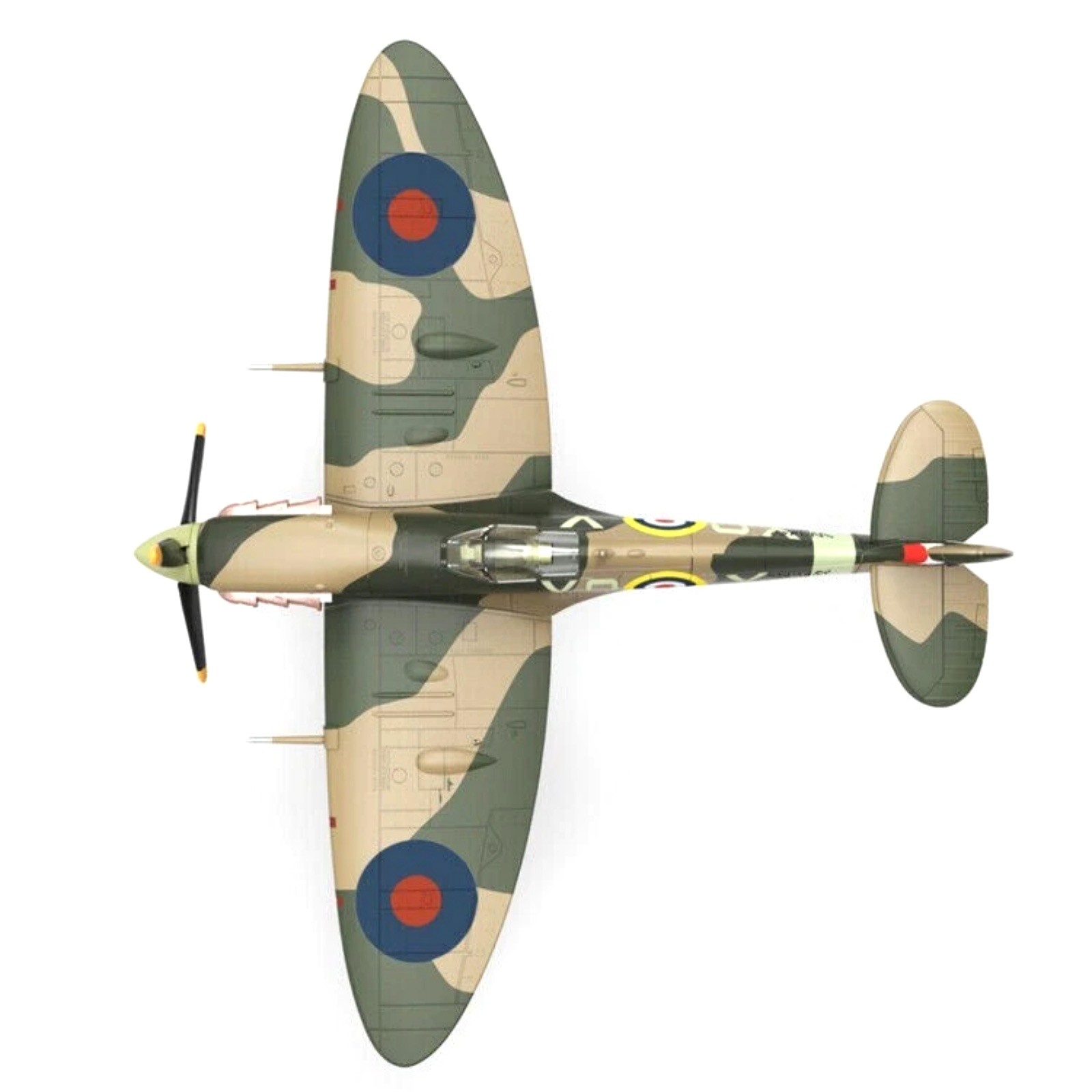 1:72 Supermarine Spitfire Mk Vb Fighter Diecast Metal Model Plane 13cm Length