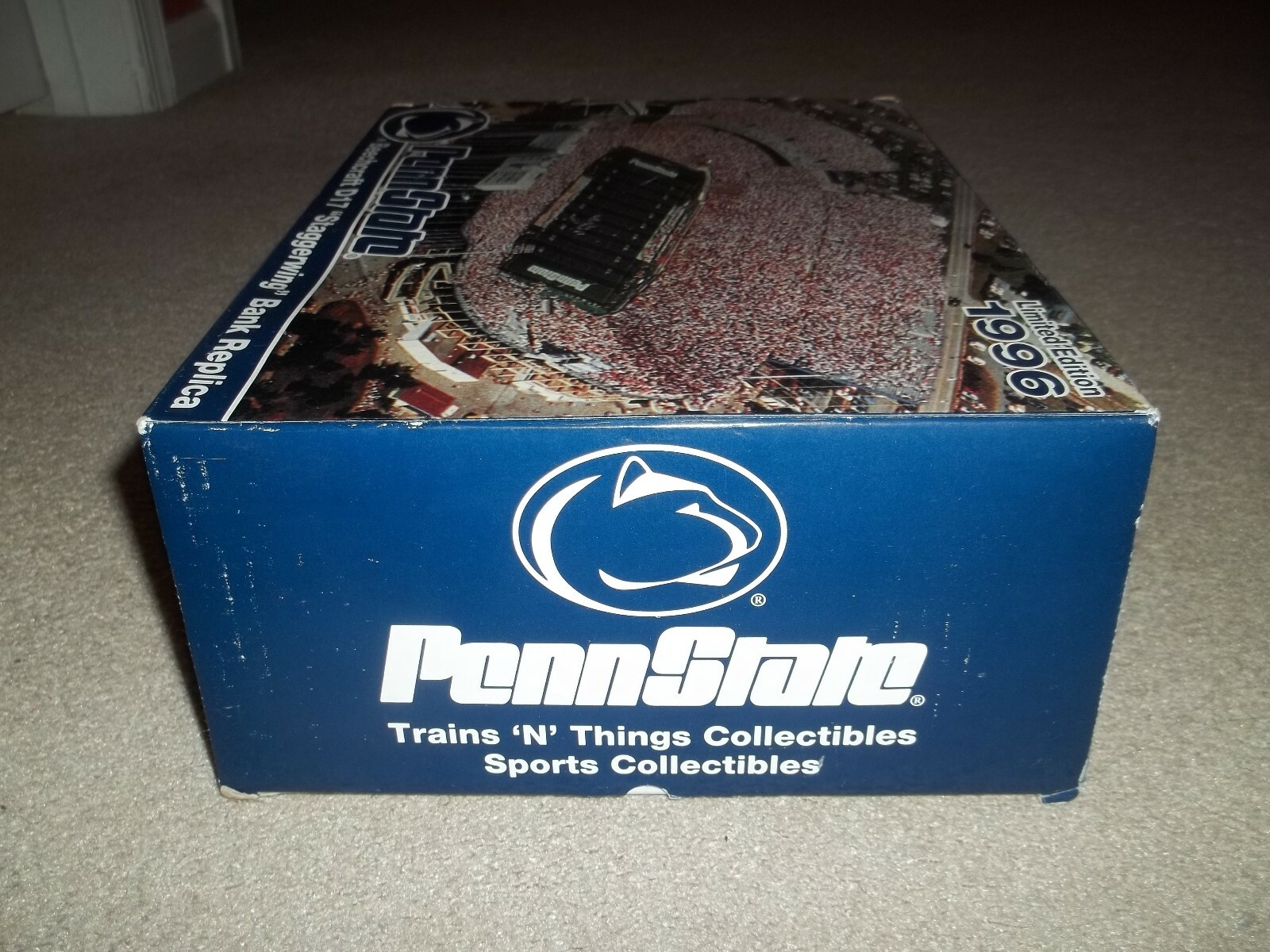 New Penn State Beechcraft D17 “Staggerwing” Die-Cast Metal AirplaneBank Replica