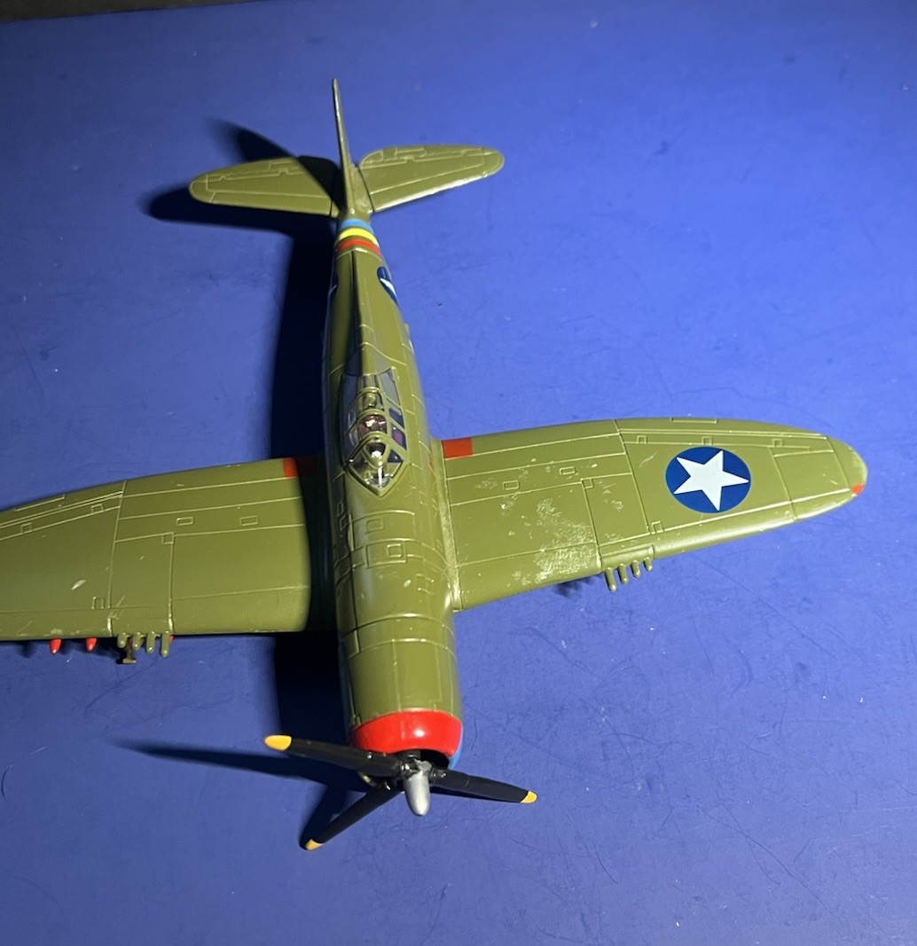 Motor Max P-47 Thunderbolt Diecast Metal/Plastic Airplane 1:48 Scale #76316