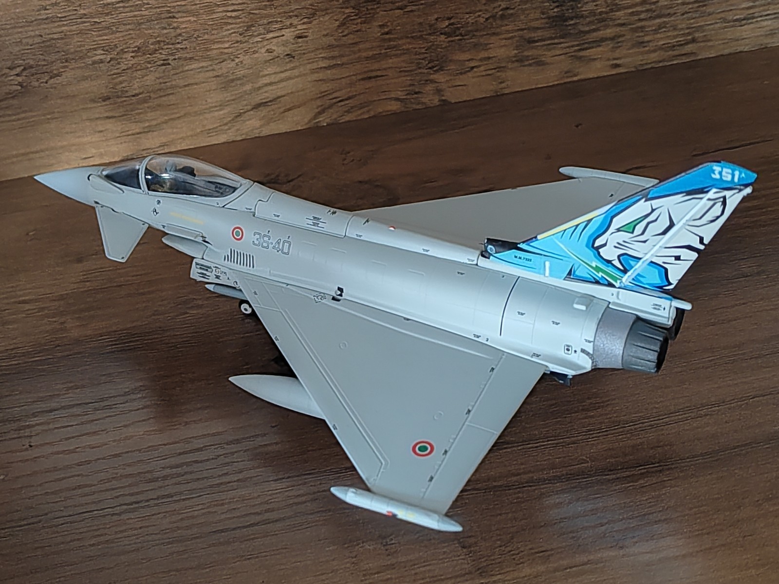 JC Wings 1:72 Eurofighter EF-2000 Typhoon NATO Tiger 2018 Italian Airforce model
