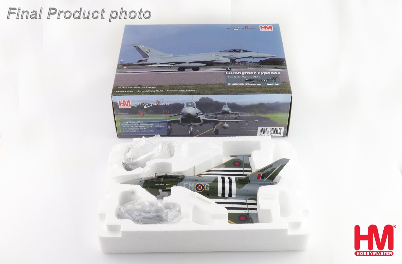 Hobby Master 1/72 Eurofighter Typhoon FGR4 ZJ913/FMG Display Team 2024 HA6626B
