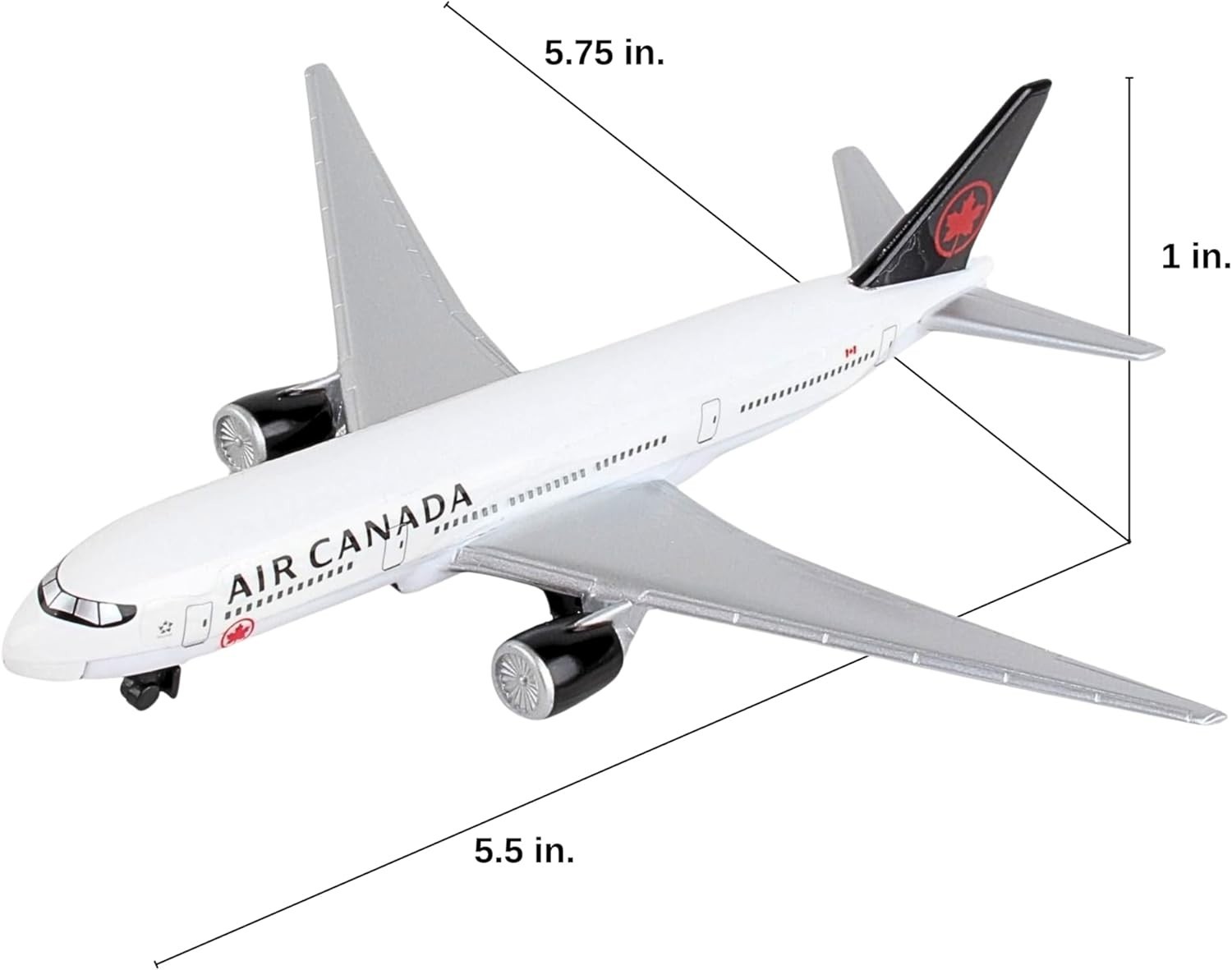 Authentic Air Canada Single Plane Die-Cast Toy – Imagination Awaits, Ages 3+