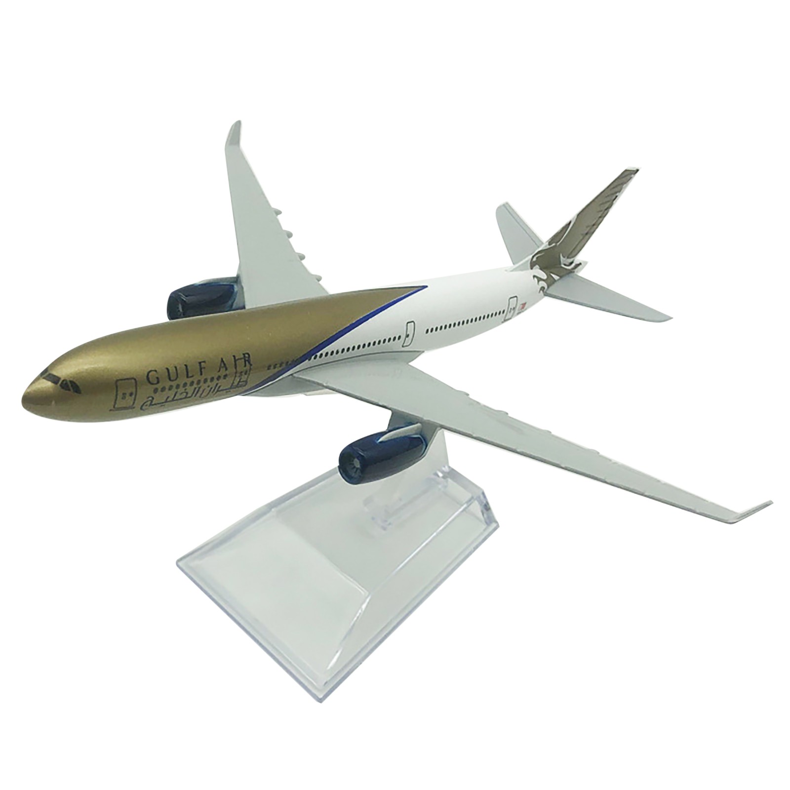 1:400 Scale 16cm GULF A330 Airplane Model Aircraft Plane Collection W/ Base Gift