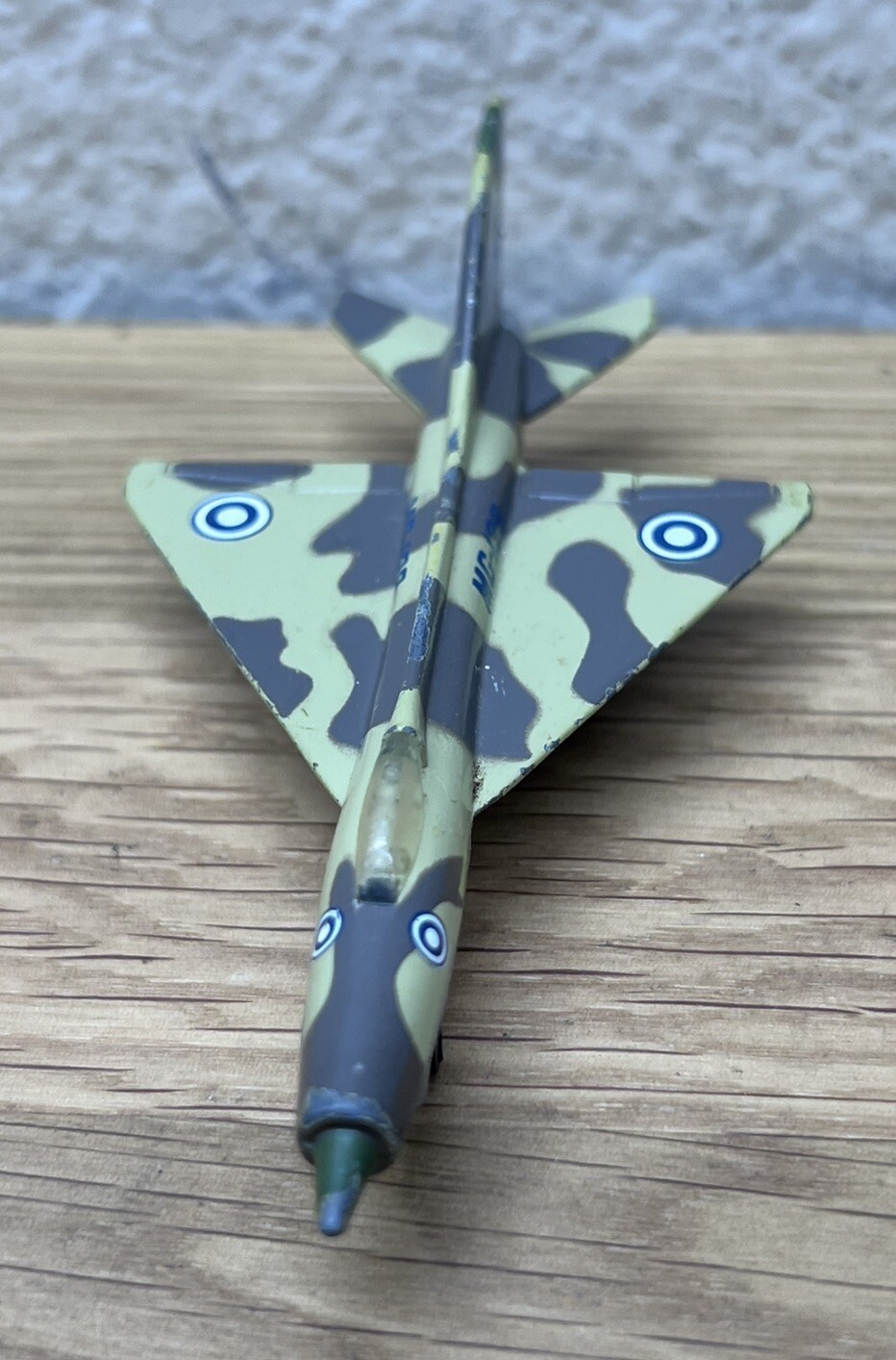 Matchbox MIG 21 Jet Plane 1:64 Diecast Yellow Brown Camo MG-129 Vintage 1973