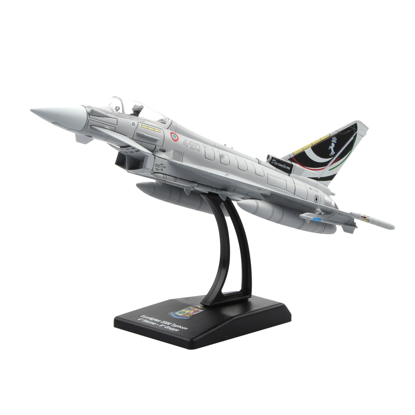 Detailed Eurofighter EF-2000 Alloy Model 1:100 Scale Military Aircraft Replica