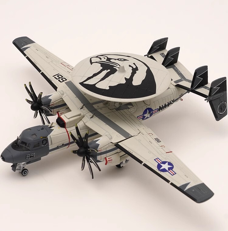 1/144 E-2C Early Warning Aircraft E2 Vaw-120 Alloy Finished Static Model