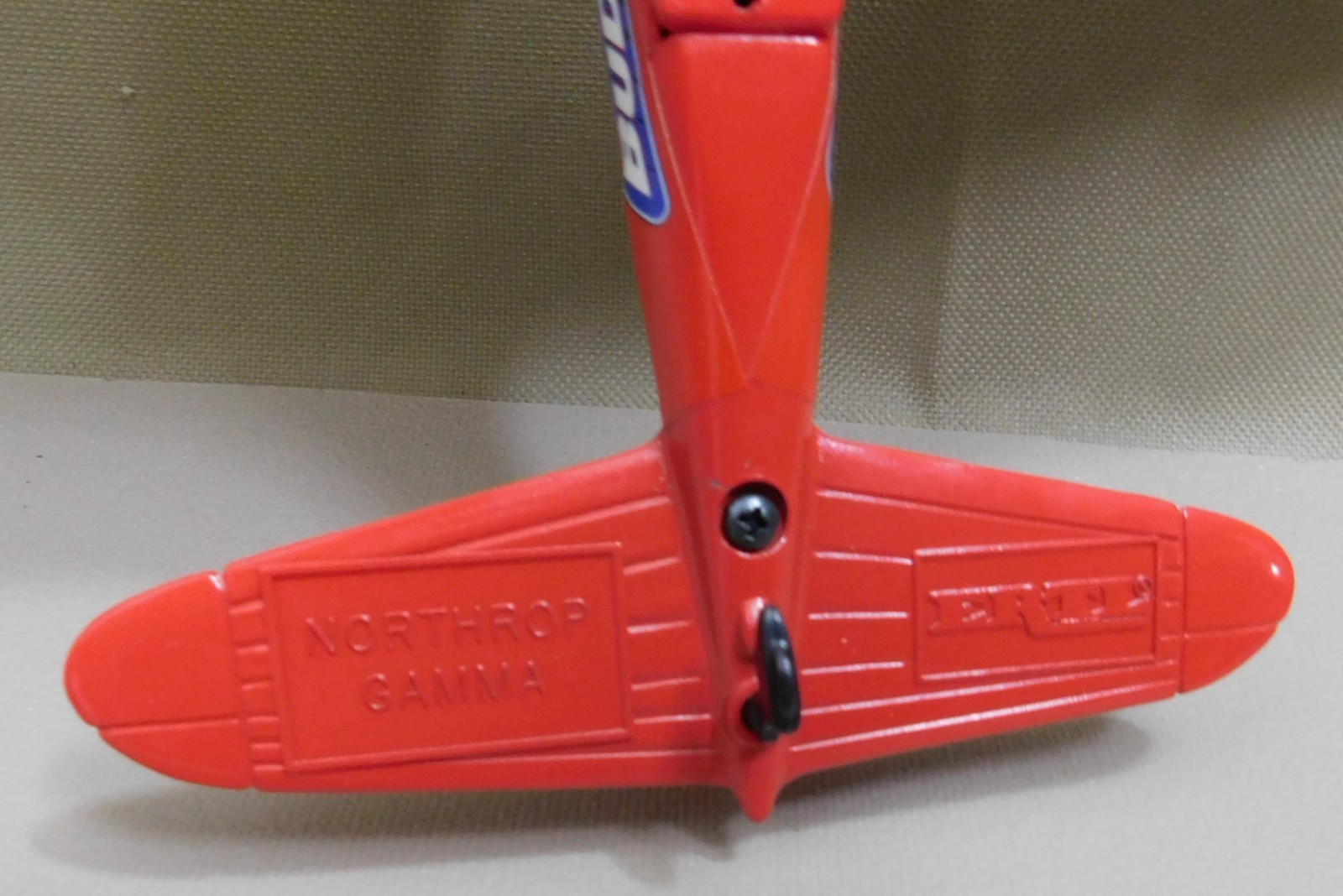 1932 Northrop Gamma Bud Light Racing Airplane Die Cast Bank Ertl 1995 F241