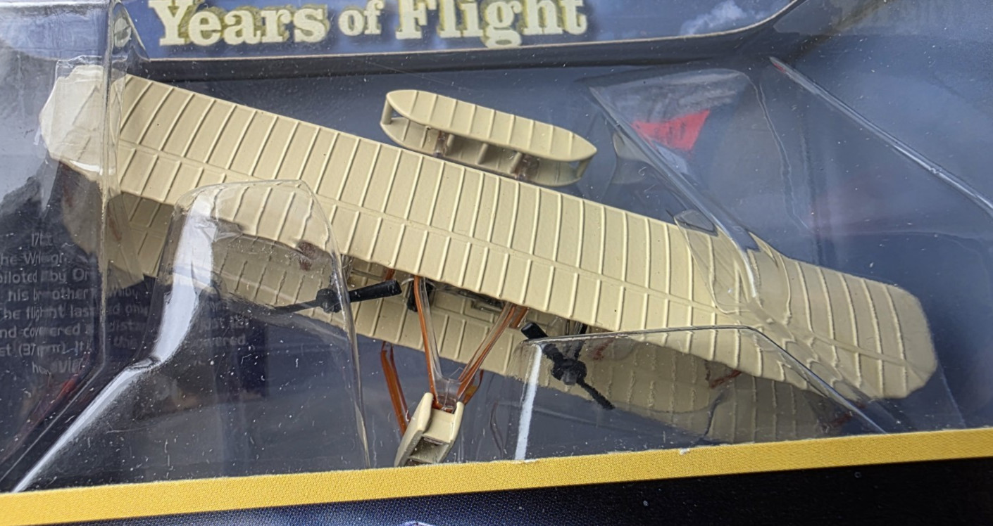 VTG New 2003 Corgi 100 Years of Flight Wright Flyer Diecast Kitty Hawk #CS90110