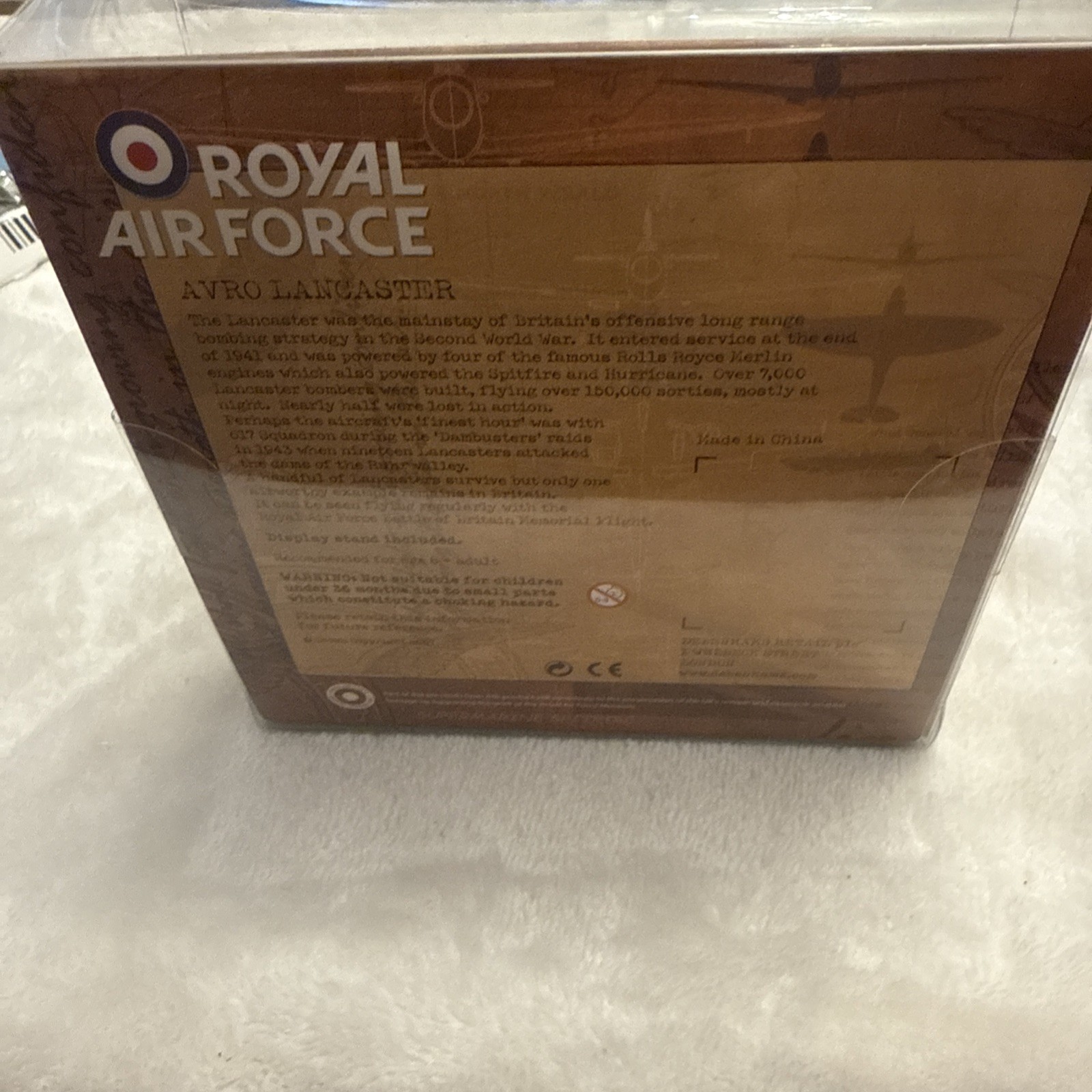 Royal Air Force Avro Lancaster Die Cast Collectors Series BNIB Ref DE12