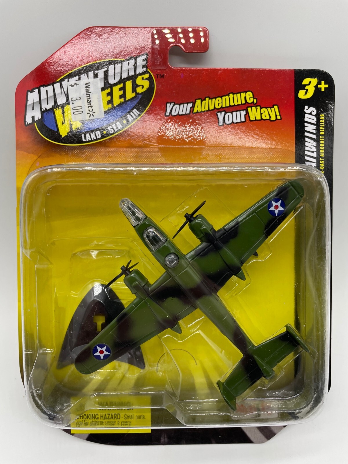 Maisto Tailwinds Adventure Wheels B-25 Mitchell Die Cast Vehicle, 2011
