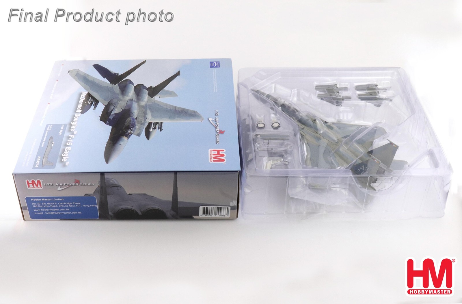 F-15C Eagle 85-0111 11th AF Elmendorf AFB Alaska in 1:72 scale by Hobby Master
