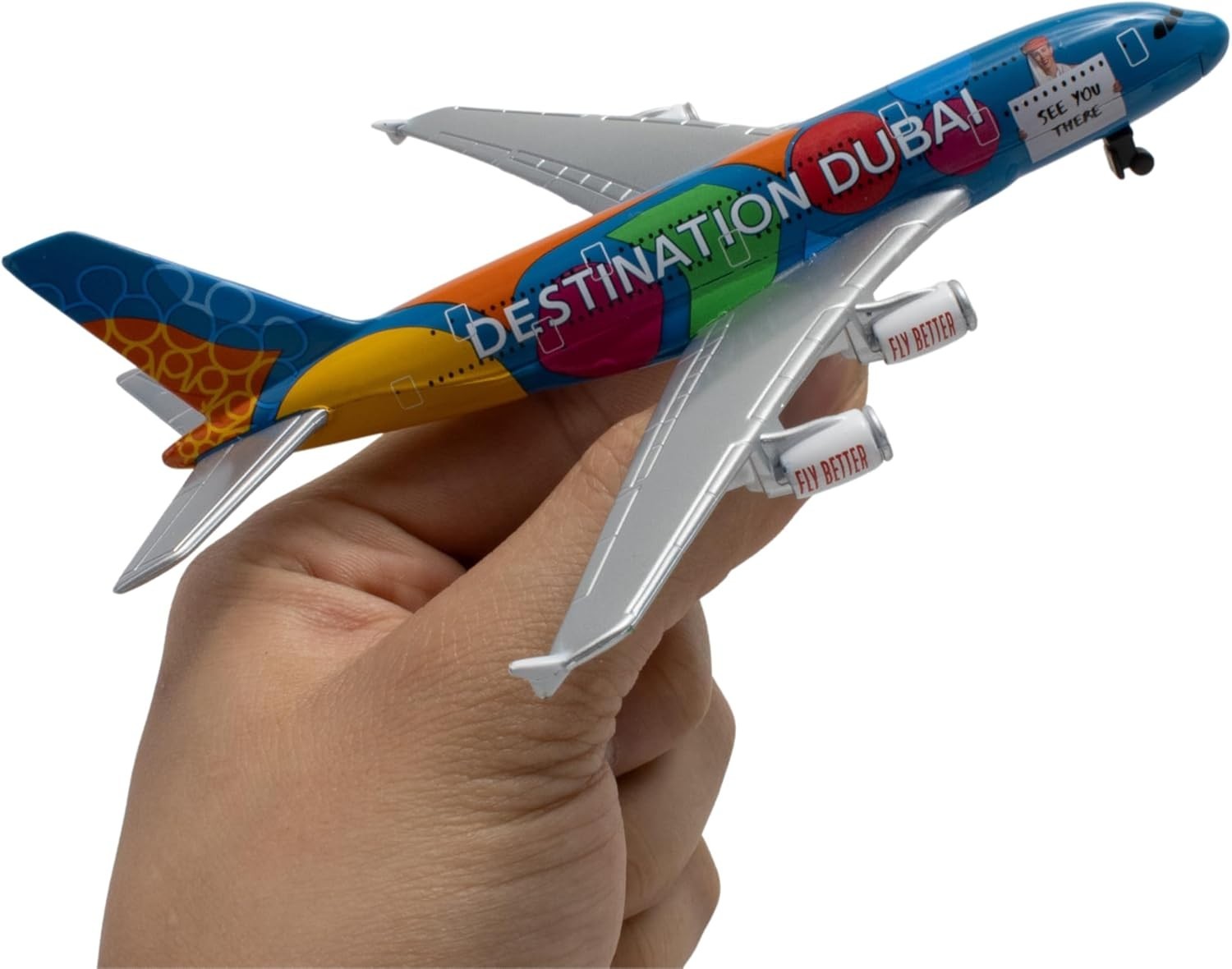 Vibrant Emirates Airlines A380 Collectible Airplane – A Dream for Young Aviators