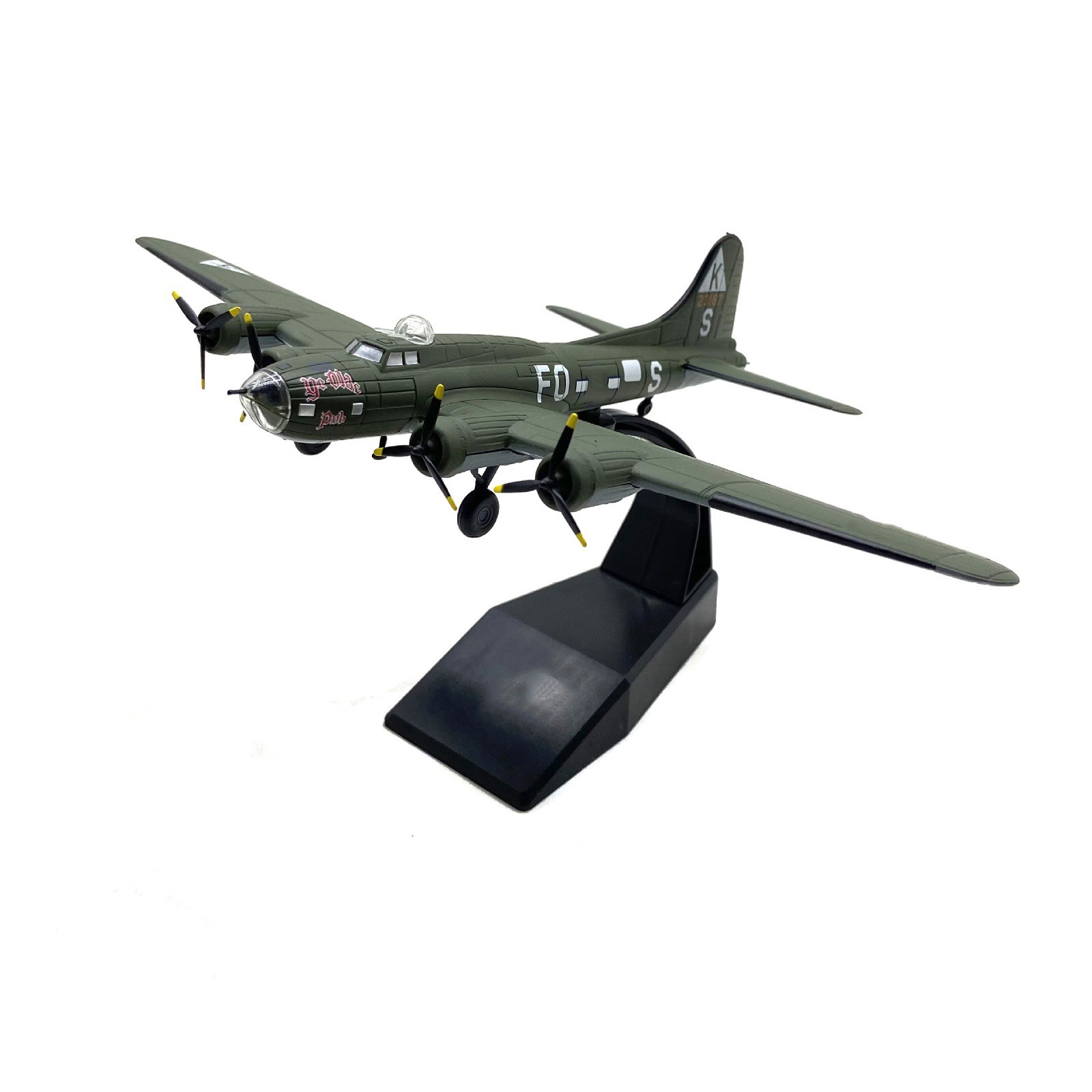 High Simulation 1/144 B-17 Bomber WWII Classic B17 Bomber Alloy Aircraft Model