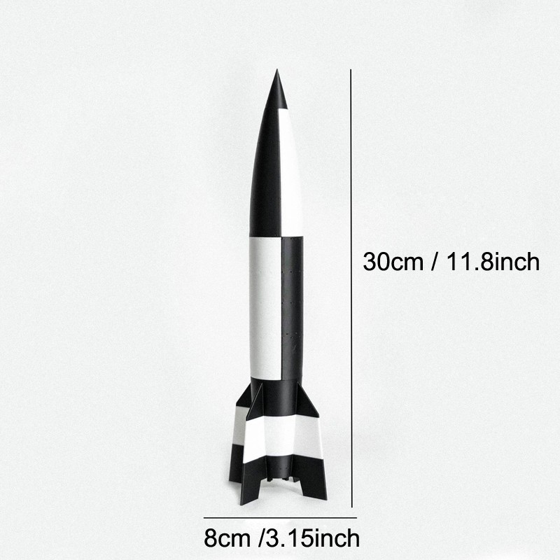 3D Printed 30cm 1:45 Military Model WWII Vergeltungswaffe 2 (V-2) Rocket Missile