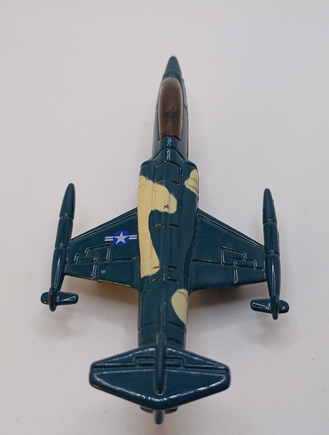 VTG. 1983 Zee Toys U.S.A.F. Lockheed F-104 Starfighter Diecast Jet China