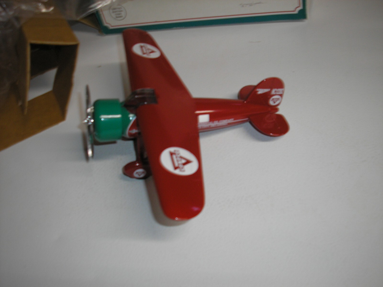 NICE Vintage 1932 Lockheed Conoco Vega 5C Special Airplane BANK Free SHIPPING