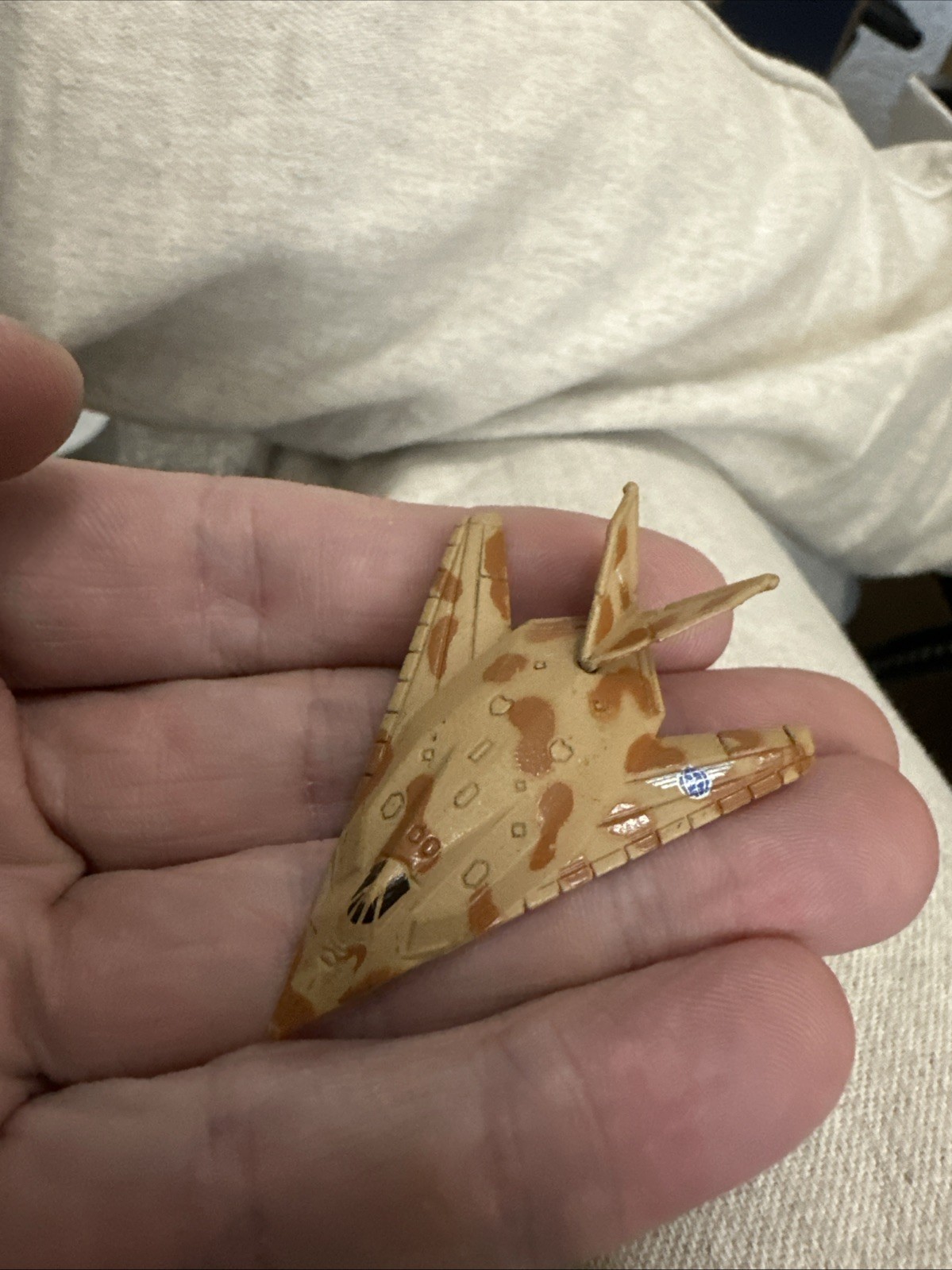 Micro Machines Military F-117 Nighthawk Desert Camo Rare