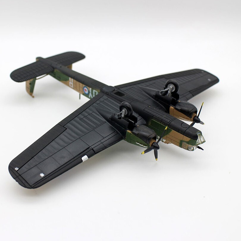 1:144 Scale Alloy Diecast Military Model Armstrong Whitworth Whitley MK V Bomber