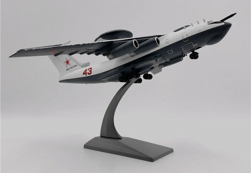WLTK 1/200 Soviet Air Force Beriev A-50 Mainstay AEW&C Aircraft Diecast Model