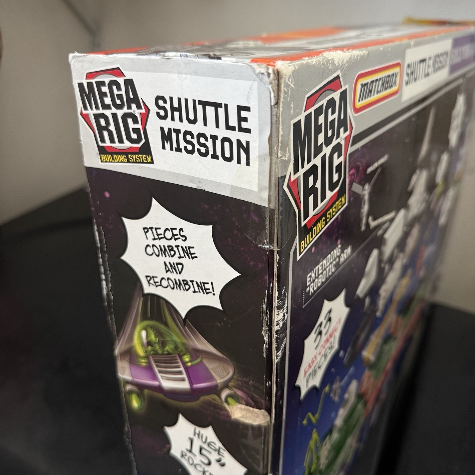 Matchbox MBX Mega Rig Shuttle Mission Space Alien Set Lot 2008