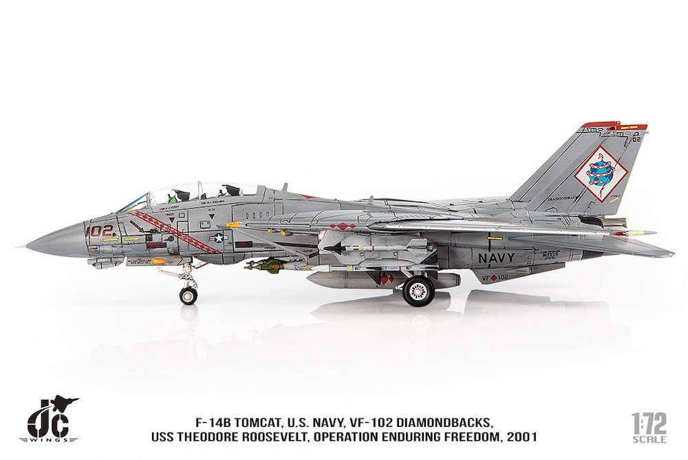 JC Wings 1/72 F-14B Tomcat US Navy VF-102 Diamondbacks Op. Enduring Freedom 2001