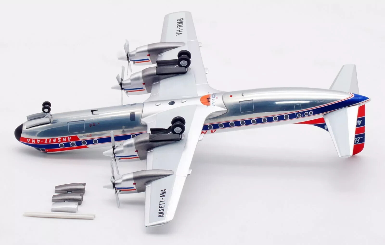InFlight 200 1:200 Ansett – ANA Lockheed L-188A Electra VH-RMB Diecast Model